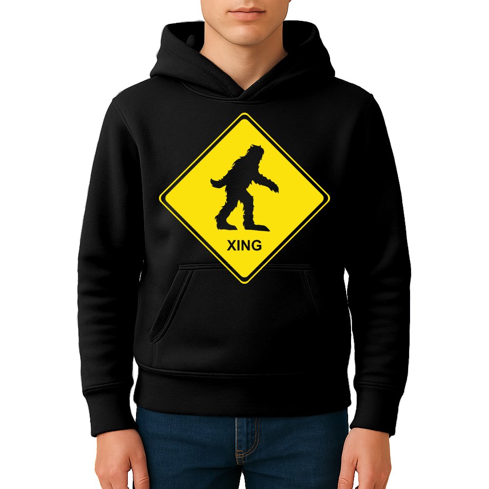 Bigfoot Crossing XING Kids Hoodie