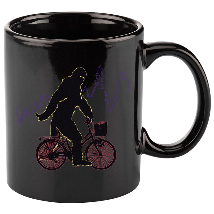 Bigfoot Cycling 11oz C Handle Ceramic Mug