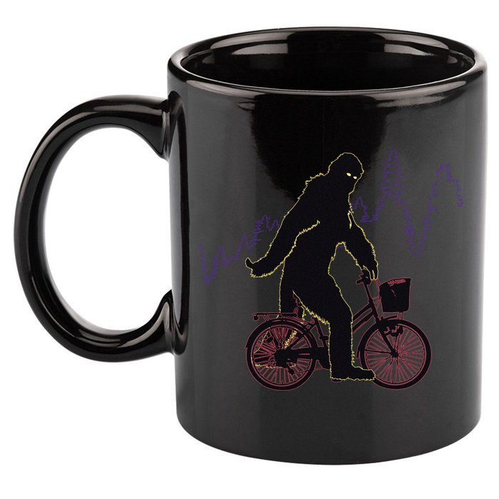 Bigfoot Cycling 11oz C Handle Ceramic Mug