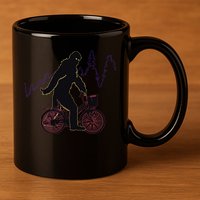 Bigfoot Cycling 11oz C Handle Ceramic Mug