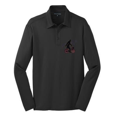 Bigfoot Cycling Silk Touch Performance Long Sleeve Polo