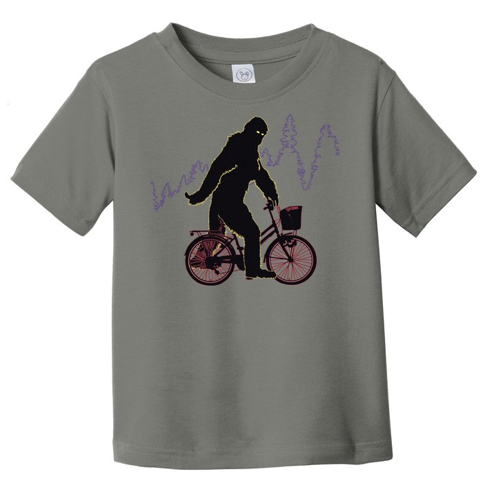 Bigfoot Cycling Toddler T-Shirt