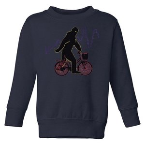 Bigfoot Cycling Toddler Sweatshirt