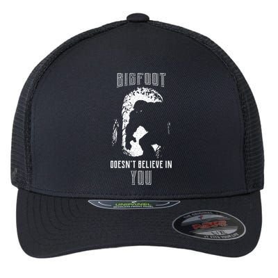 Bigfoot Doesn't Believe In You Flexfit Unipanel Trucker Cap