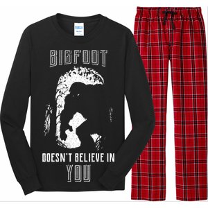 Bigfoot Doesn't Believe In You Long Sleeve Pajama Set