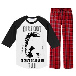 Bigfoot Doesn't Believe In You Raglan Sleeve Pajama Set