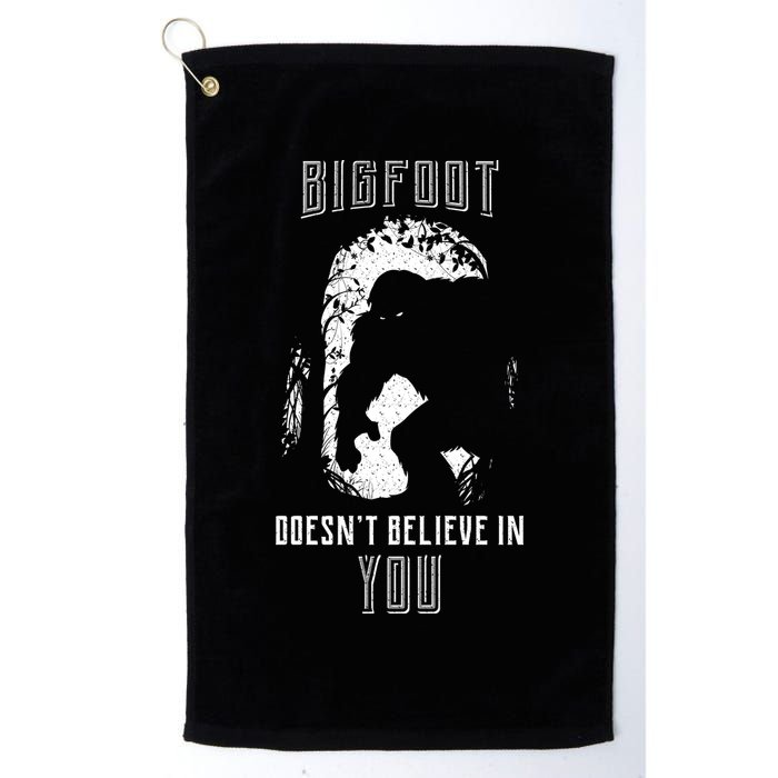 Bigfoot Doesn't Believe In You Golf Towel