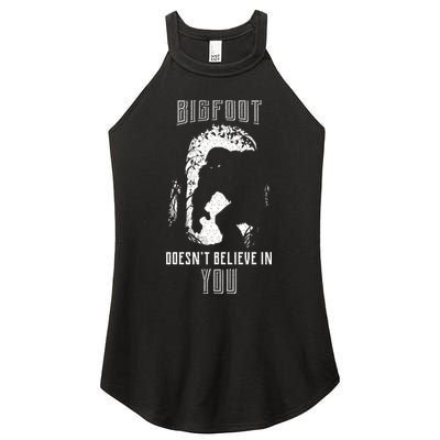 Bigfoot Doesn't Believe In You Women's Perfect Tri Rocker Tank