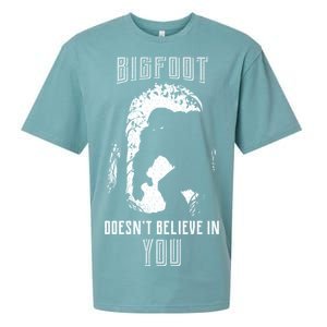 Bigfoot Doesn't Believe In You Sueded Cloud Jersey T-Shirt