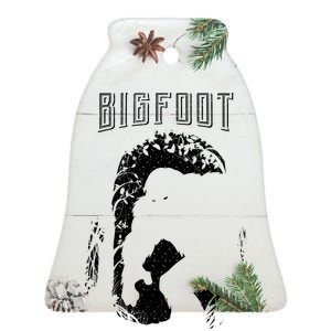 Bigfoot Doesn't Believe In You Ceramic Bell Ornament