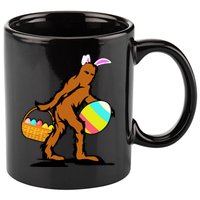 Bigfoot Easter Egg 11oz C Handle Ceramic Mug