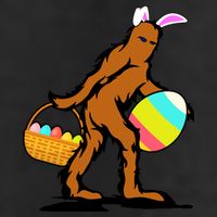 Bigfoot Easter Egg 11oz C Handle Ceramic Mug