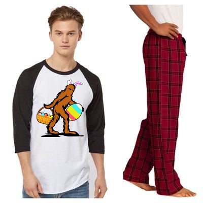 Bigfoot Easter Egg Raglan Sleeve Pajama Set