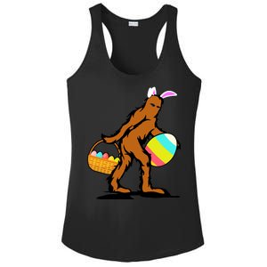 Bigfoot Easter Egg Ladies PosiCharge Competitor Racerback Tank