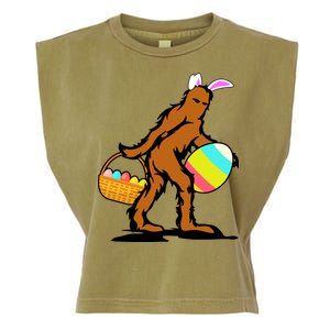 Bigfoot Easter Egg Garment-Dyed Women's Muscle Tee