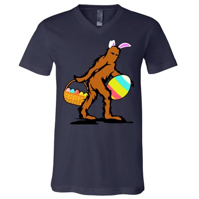 Bigfoot Easter Egg V-Neck T-Shirt