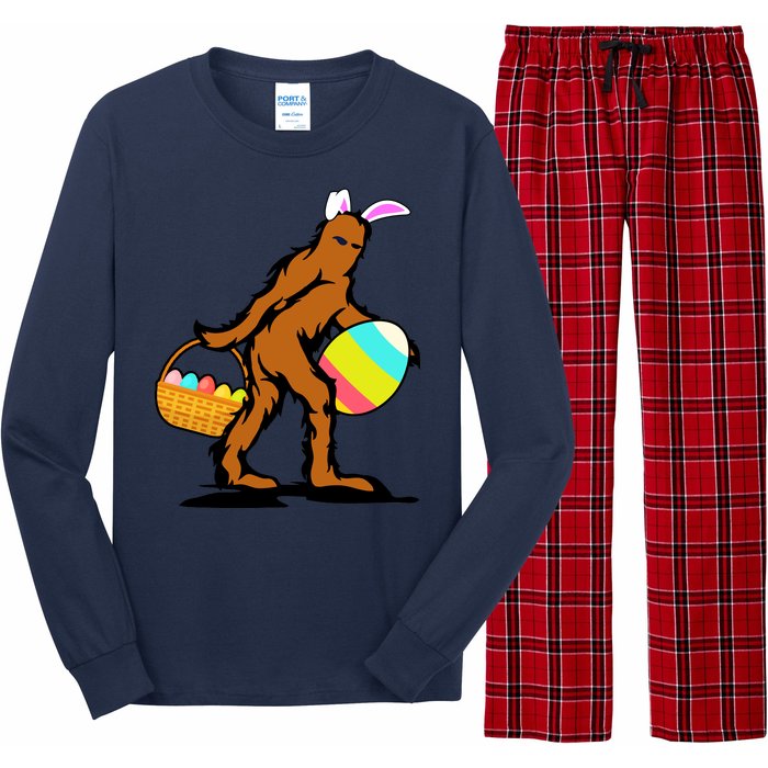 Bigfoot Easter Egg Long Sleeve Pajama Set