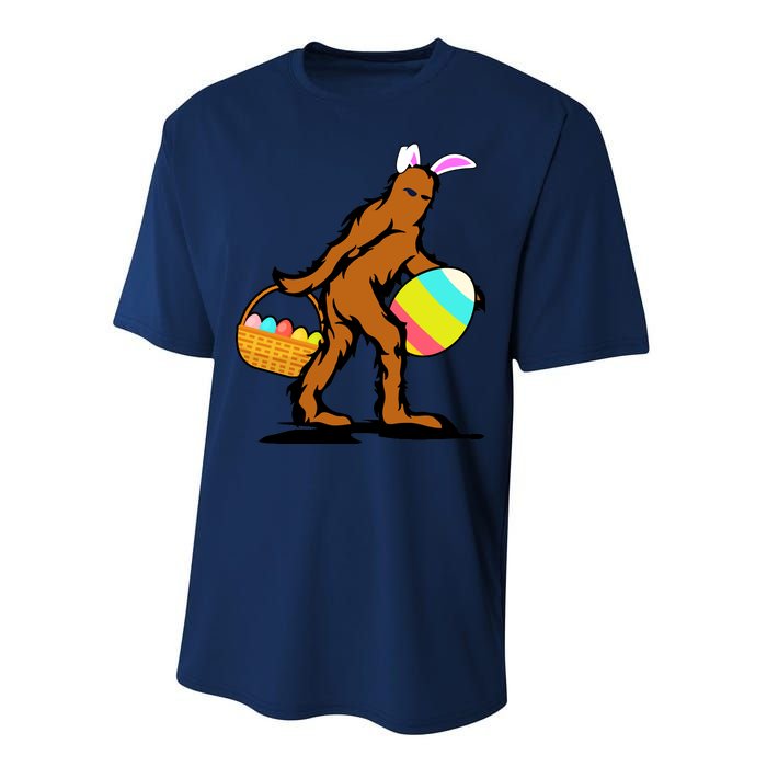 Bigfoot Easter Egg Performance Sprint T-Shirt