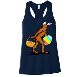 Bigfoot Easter Egg Women's Racerback Tank