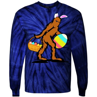 Bigfoot Easter Egg Tie-Dye Long Sleeve Shirt