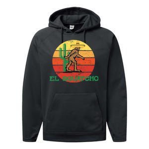 Bigfoot El Squatcho Mexican Sasquatch Performance Fleece Hoodie