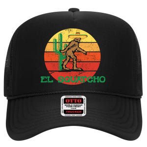 Bigfoot El Squatcho Mexican Sasquatch High Crown Mesh Back Trucker Hat