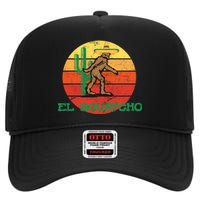 Bigfoot El Squatcho Mexican Sasquatch High Crown Mesh Back Trucker Hat