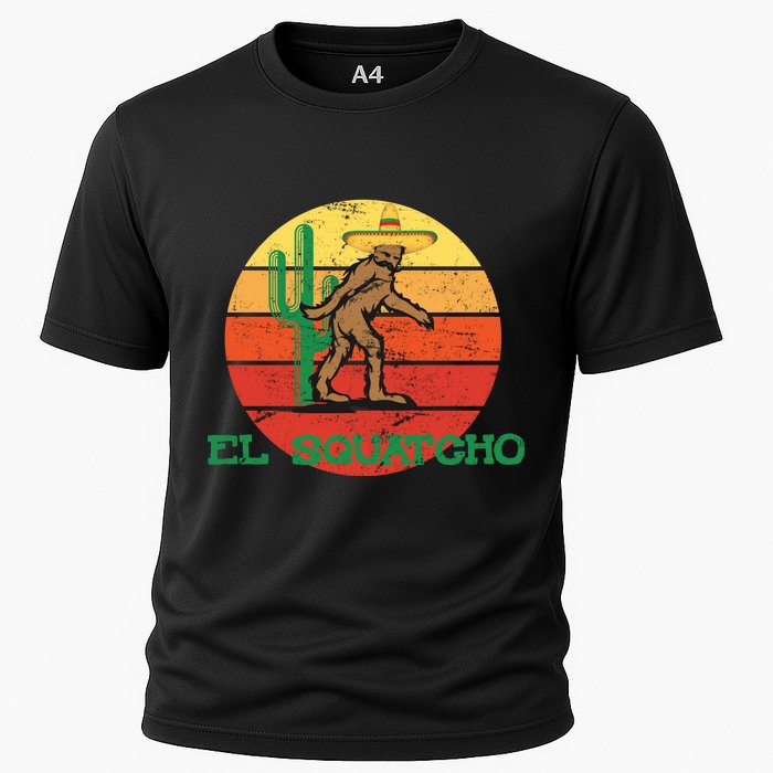 Bigfoot El Squatcho Mexican Sasquatch Cooling Performance Crew T-Shirt