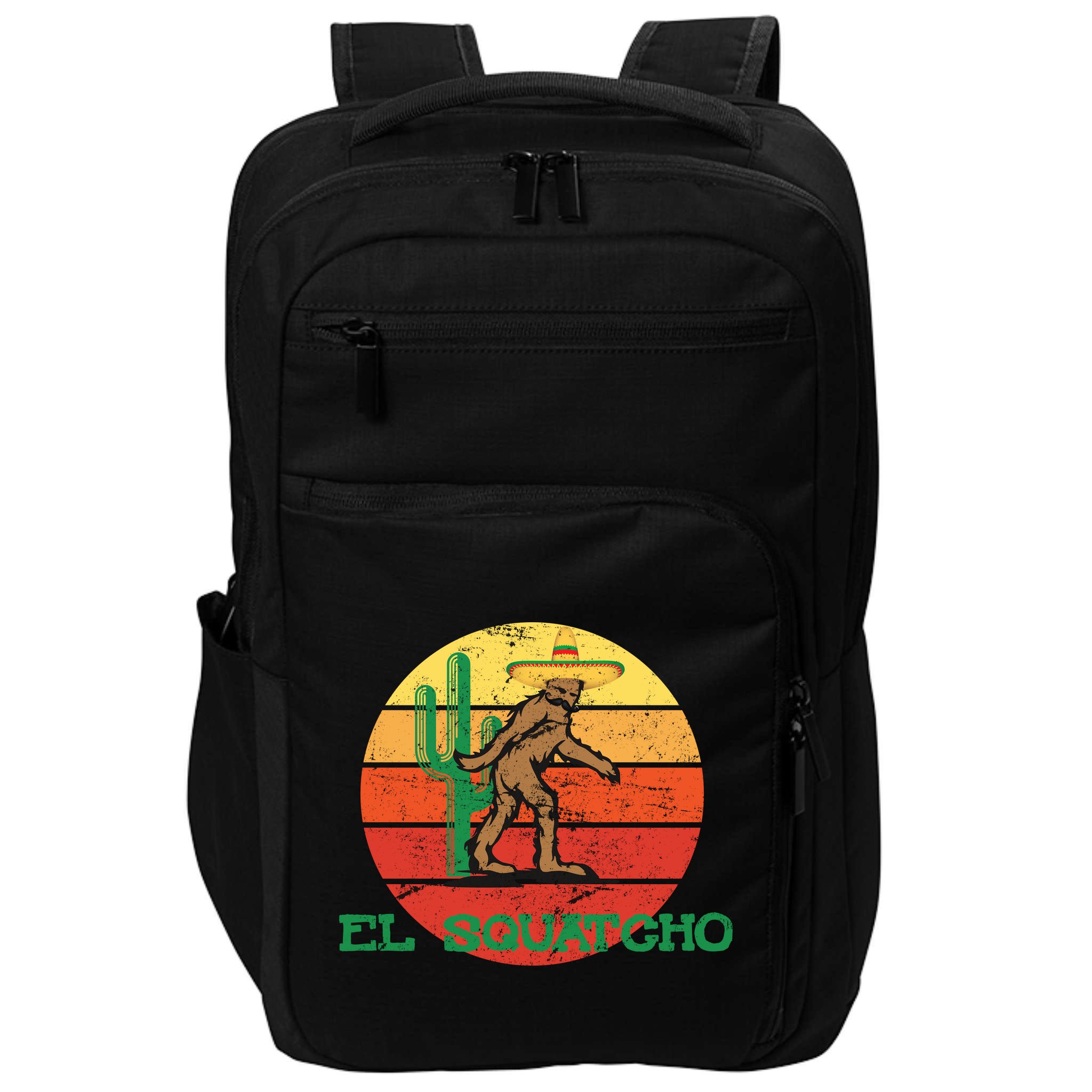 Bigfoot El Squatcho Mexican Sasquatch Impact Tech Backpack