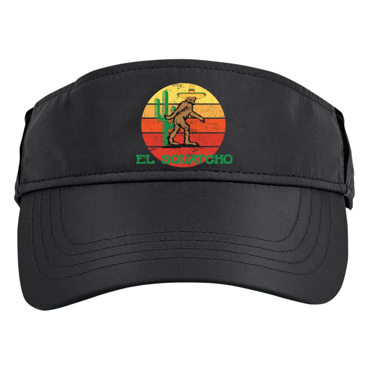 Bigfoot El Squatcho Mexican Sasquatch Adult Drive Performance Visor