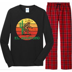 Bigfoot El Squatcho Mexican Sasquatch Long Sleeve Pajama Set