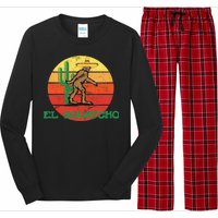 Bigfoot El Squatcho Mexican Sasquatch Long Sleeve Pajama Set