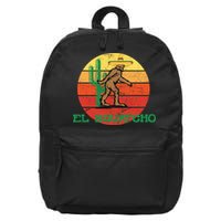 Bigfoot El Squatcho Mexican Sasquatch 16 in Basic Backpack