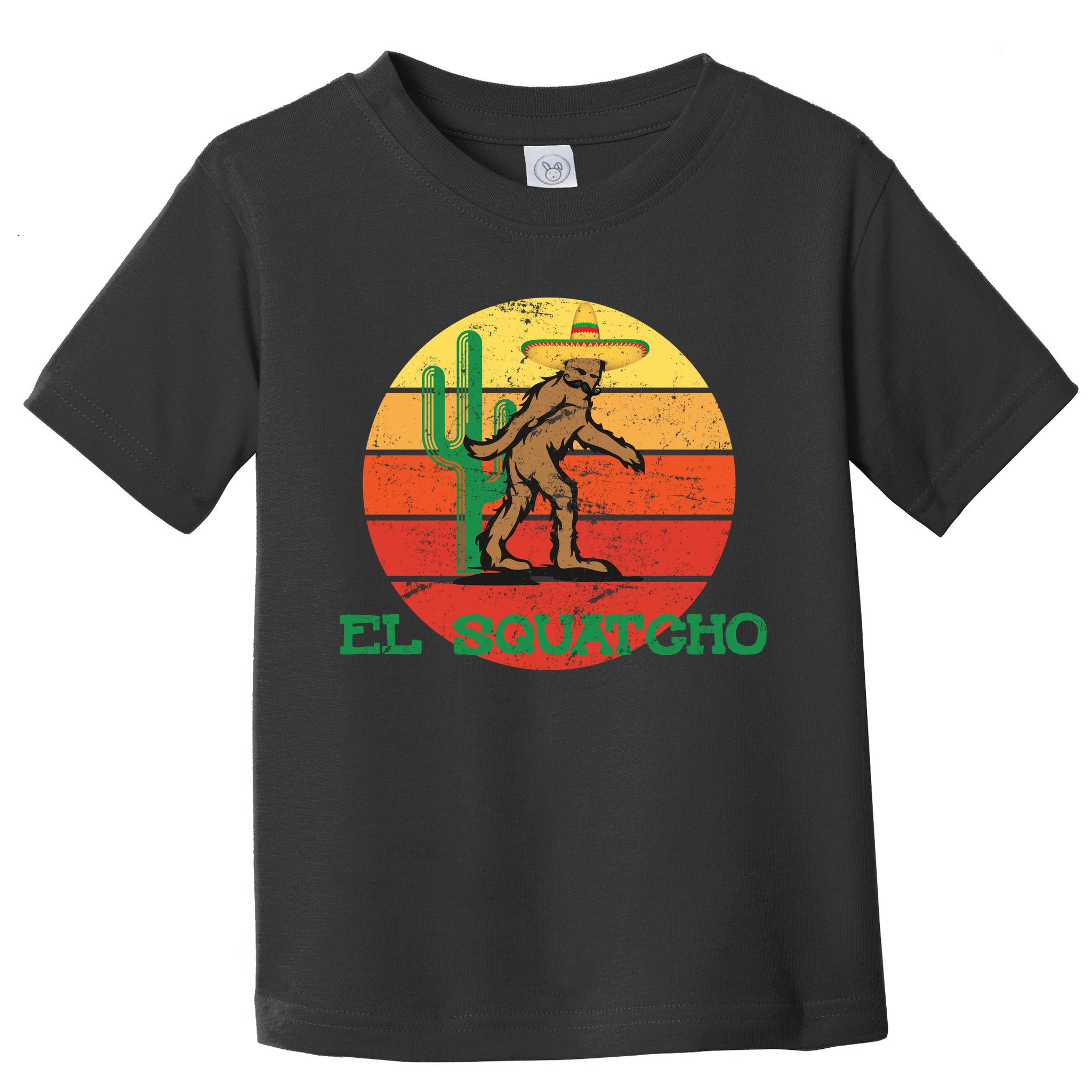 Bigfoot El Squatcho Mexican Sasquatch Toddler T-Shirt