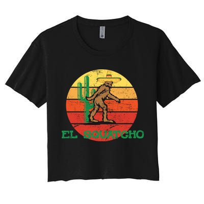 Bigfoot El Squatcho Mexican Sasquatch Crop Top