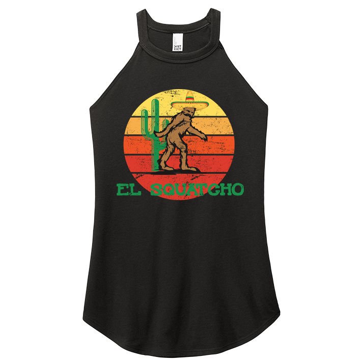 Bigfoot El Squatcho Mexican Sasquatch Women's Perfect Tri Rocker Tank