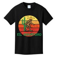 Bigfoot El Squatcho Mexican Sasquatch Kids T-Shirt