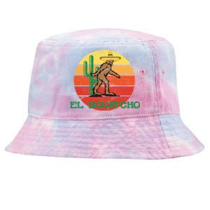 Bigfoot El Squatcho Mexican Sasquatch Tie-Dyed Bucket Hat