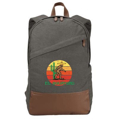 Bigfoot El Squatcho Mexican Sasquatch Cotton Canvas Backpack