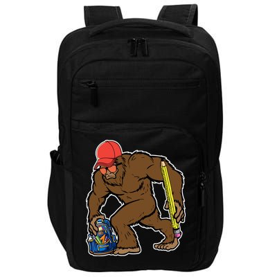 Bigfoot Funny Back To School Impact Tech Backpack