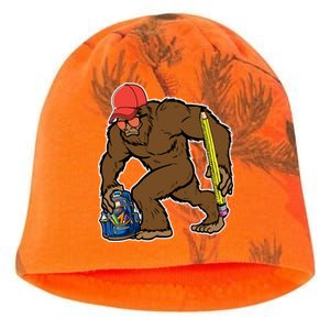 Bigfoot Funny Back To School Kati - Camo Knit Beanie