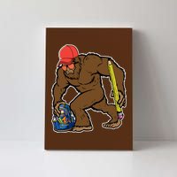 Bigfoot Funny Back To School Canvas