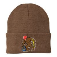 Bigfoot Funny Back To School Knit Cap Winter Beanie