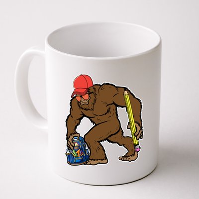 Bigfoot Funny Back To School Coffee Mug