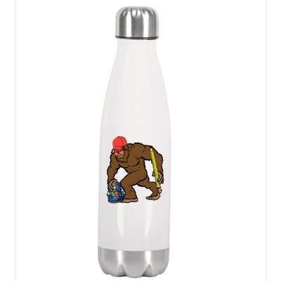 Bigfoot Funny Back To School Stainless Steel Insulated Water Bottle