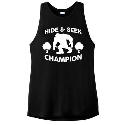 Bigfoot Hide And Seek Champion Ladies PosiCharge Tri-Blend Wicking Tank