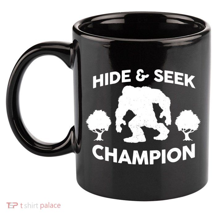 Bigfoot Hide And Seek Champion 11oz C Handle Ceramic Mug