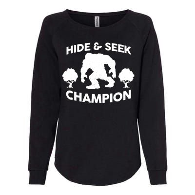 Bigfoot Hide And Seek Champion Womens California Wash Sweatshirt