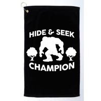 Bigfoot Hide And Seek Champion Golf Towel