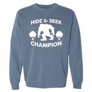 Bigfoot Hide And Seek Champion Garment-Dyed Sweatshirt